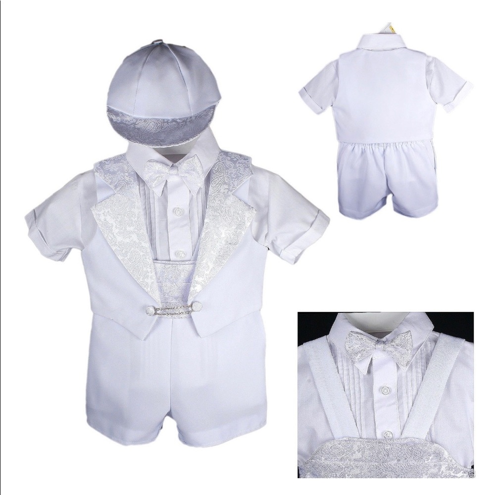 Baby Boy Baptismal Suit